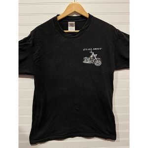 Vintage Y2K biker graphic tee